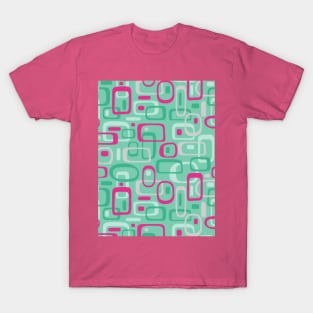 Funkadelic Geometric Mid Century Modern Print Pattern T-Shirt